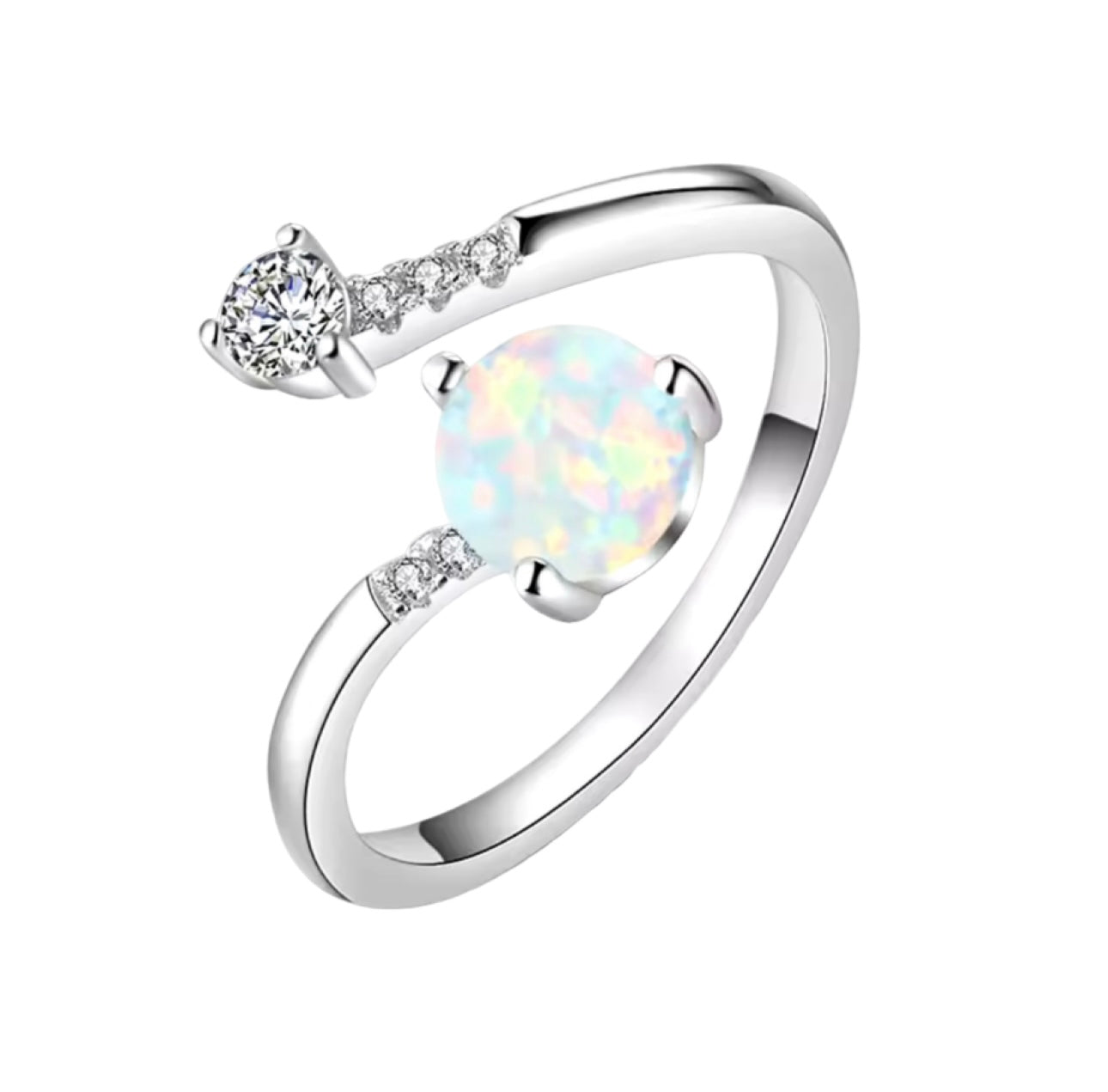 FIRE OPAL RING - ADJUSTABLE